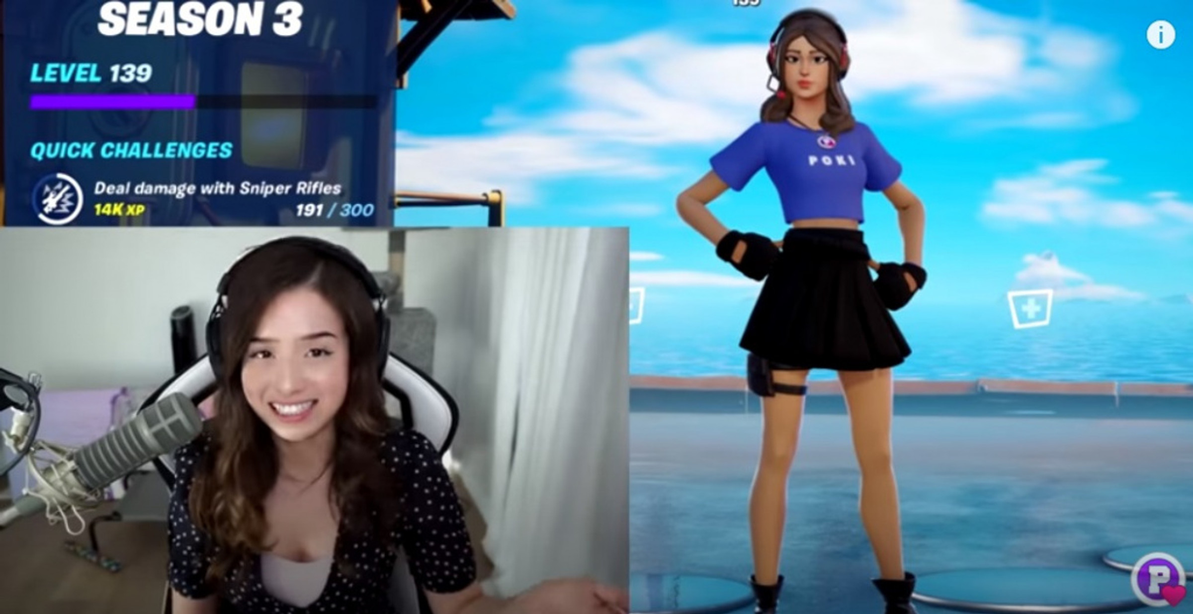 Pokimane Fortnite Skin Created By A Fan Is Fantastic Ginx Tv