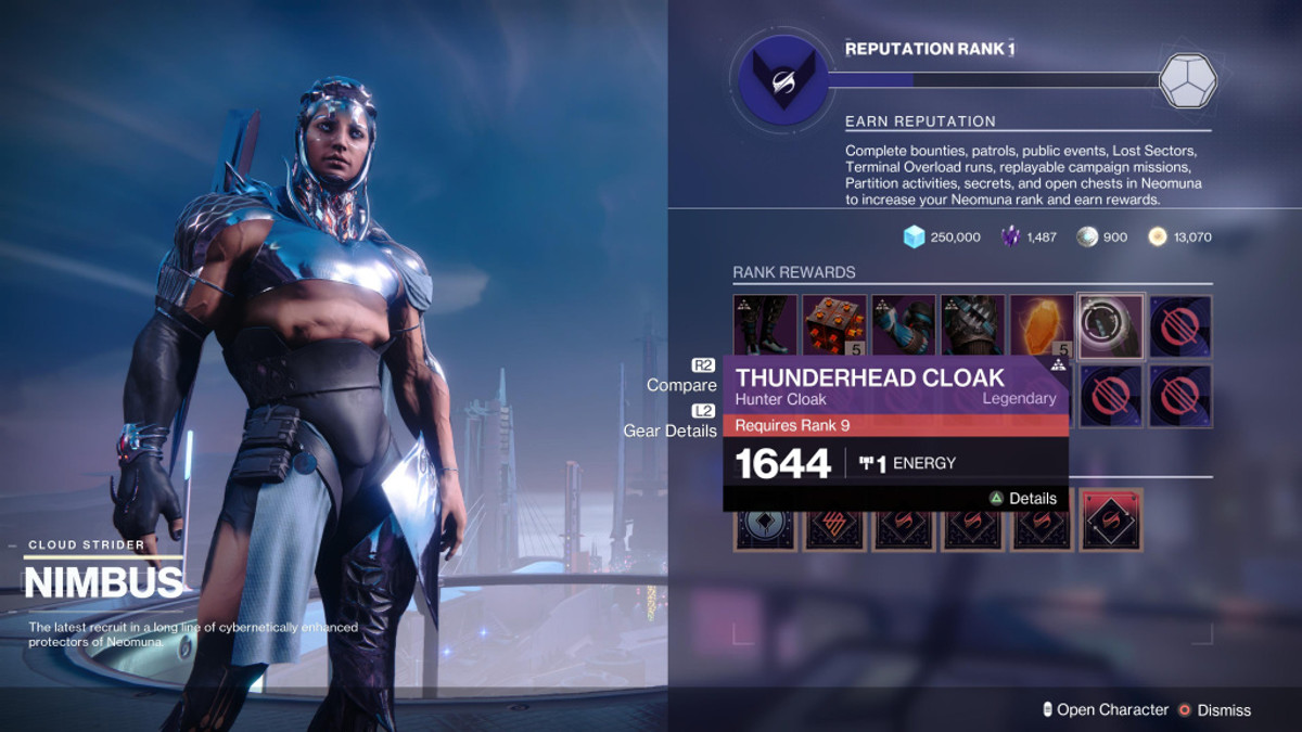 Destiny Lightfall How To Farm Nimbus Reputation Rank Ginx Tv