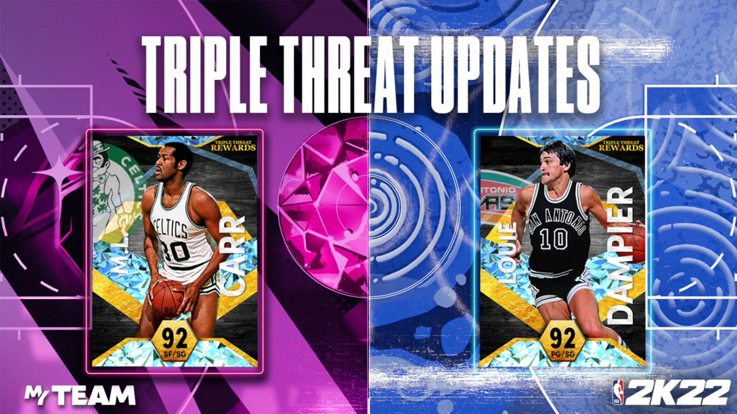 NBA 2K22 MyTeam Triple Threat New Diamond Players As Rewards GINX TV