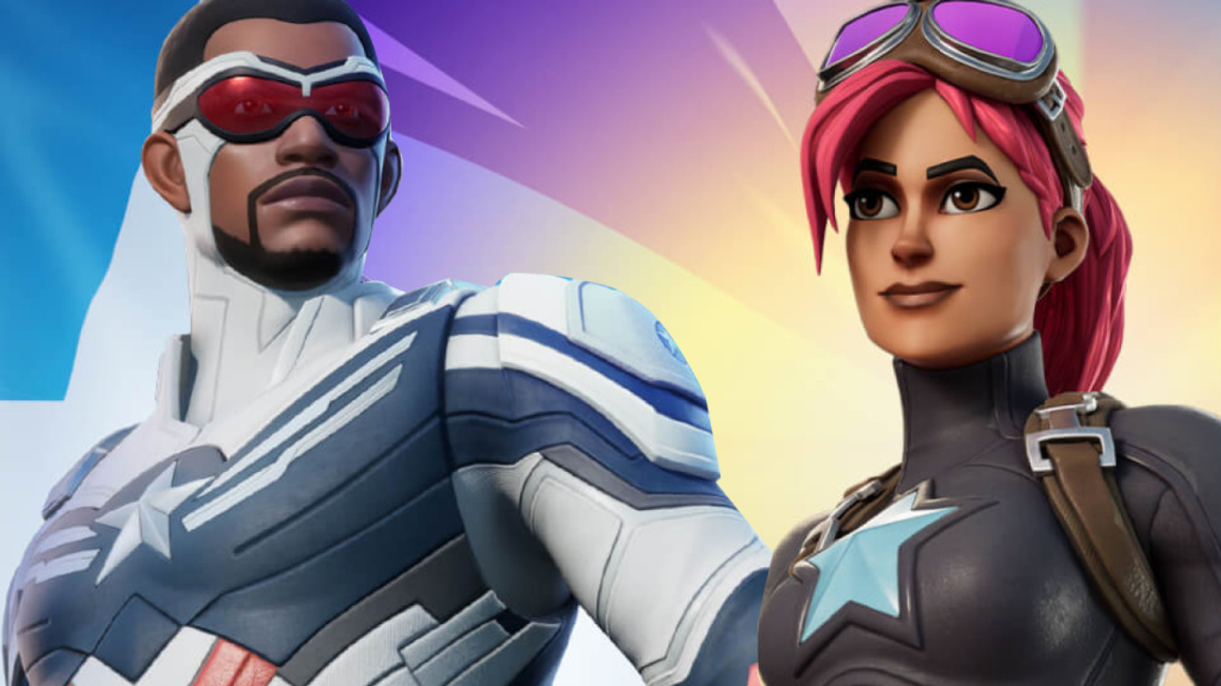 Fortnite Britestar And Captain America Sam Wilson Now Available - GINX TV