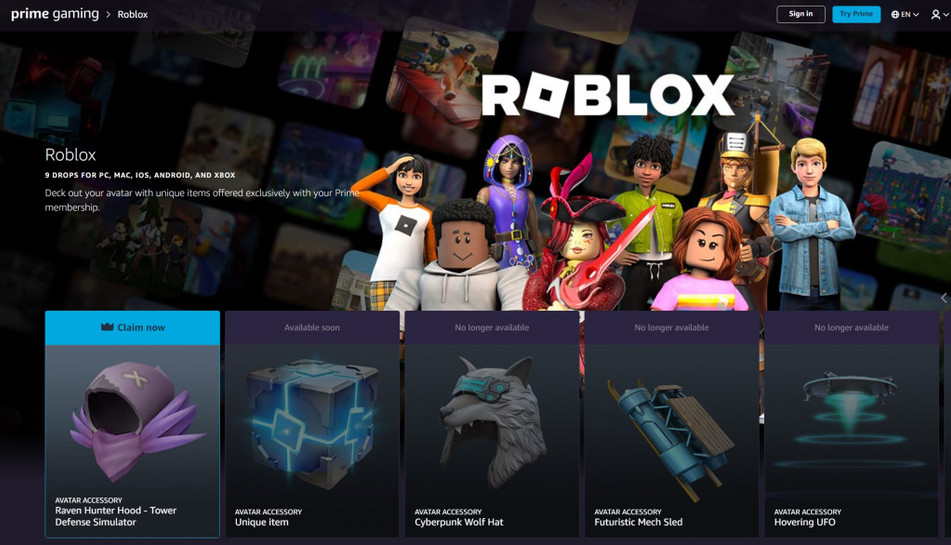 Roblox Prime Gaming (February 2024) How To Claim Free Rewards GINX TV