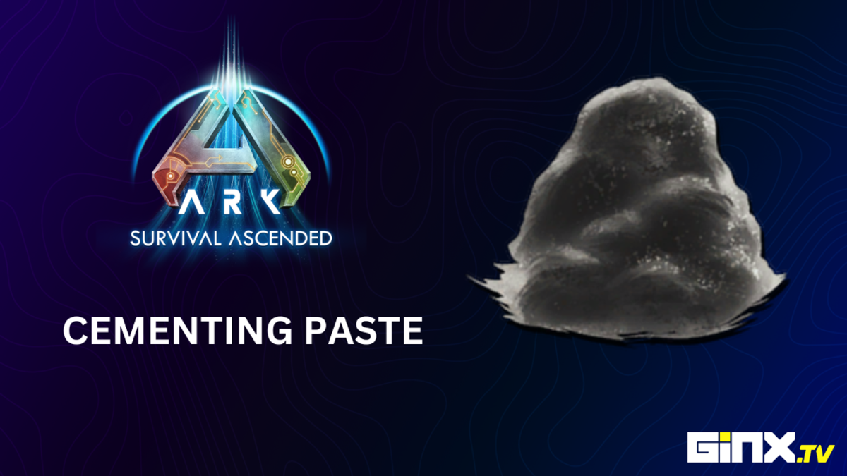 How To Get Cementing Paste In ARK Survival Ascended - GINX TV