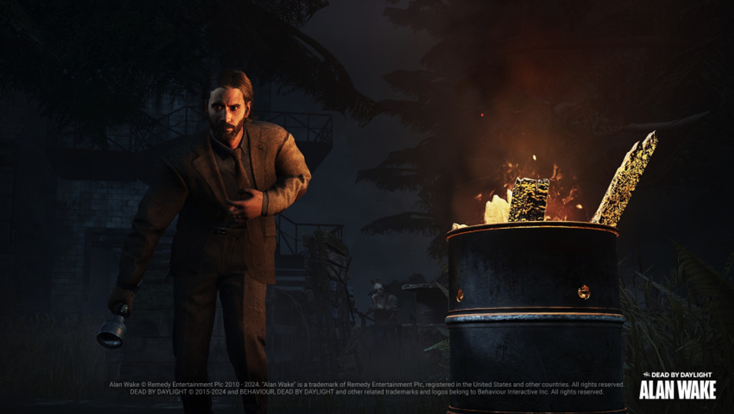 Dead By Daylights Alan Wake Will Have Two Legendary Cosmetics With