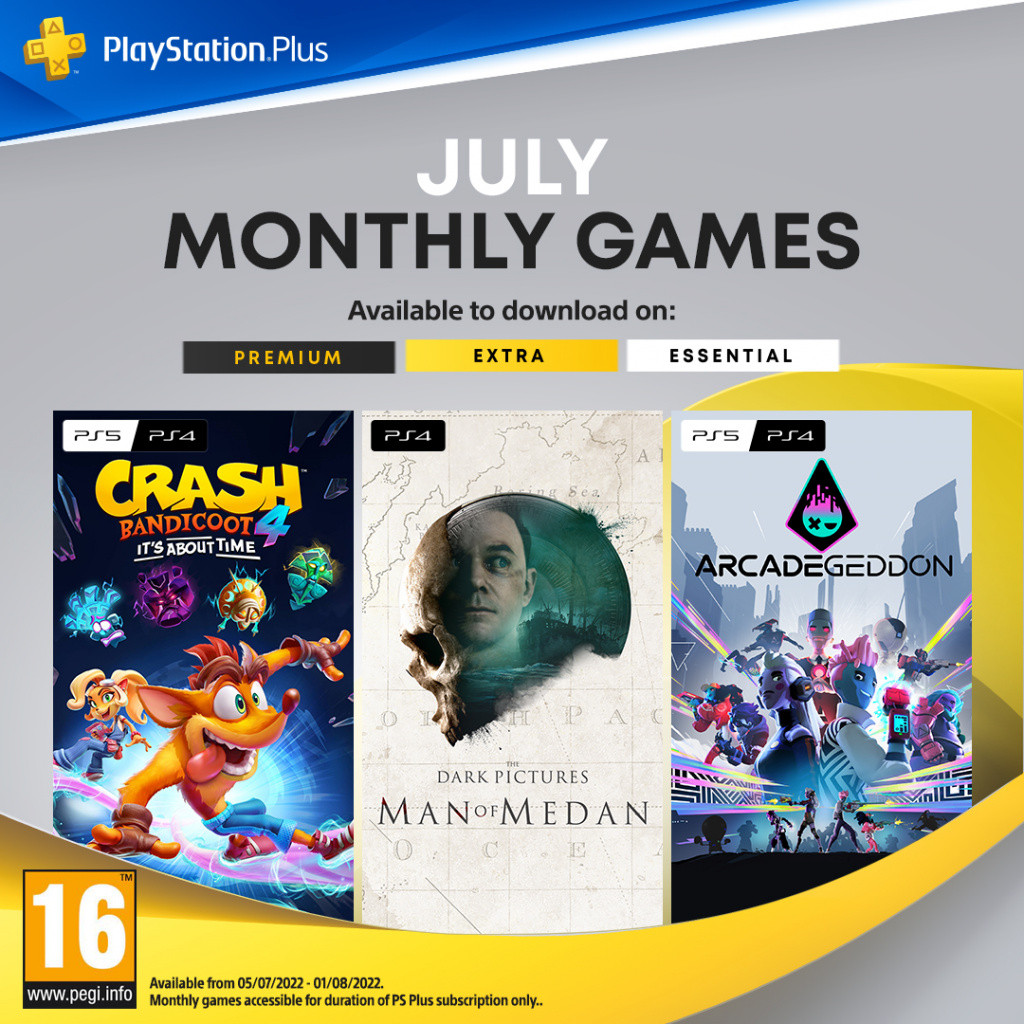 July ps plus clearance games