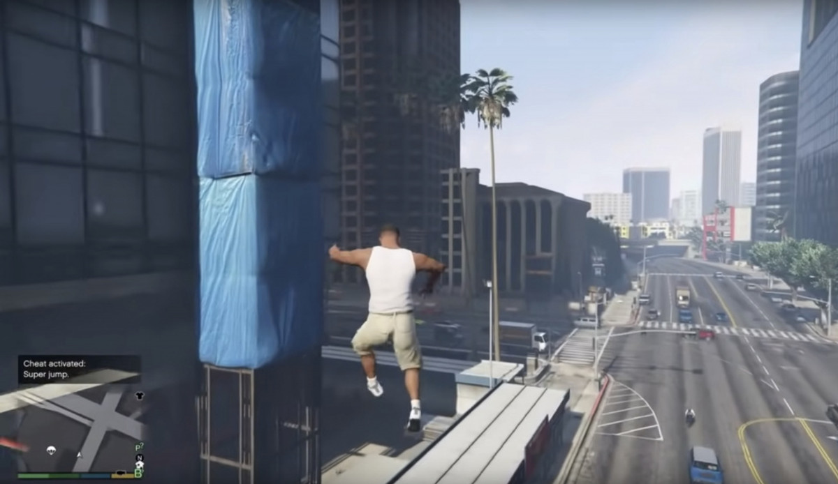 gta 5 cheat code high jump pc