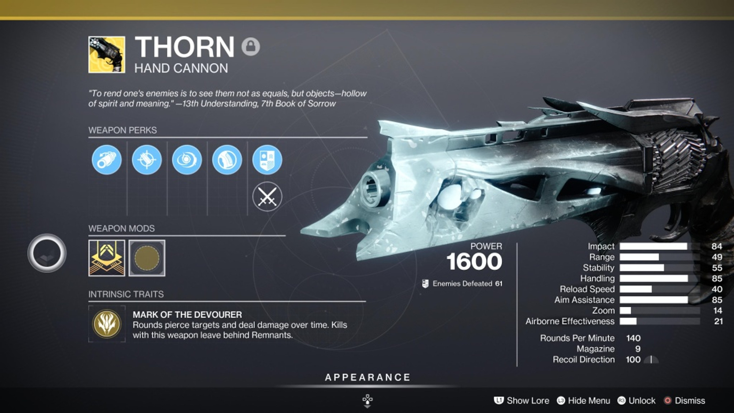 How To Get The Thorn Catalyst In Destiny 2 GINX TV