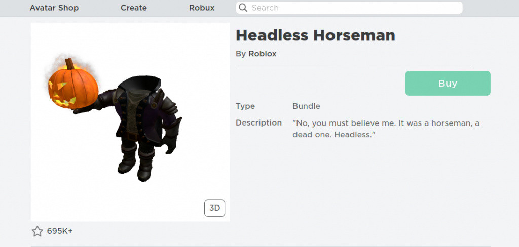 How To Get Headless Horseman In Roblox - Release Date, Cost & More ...