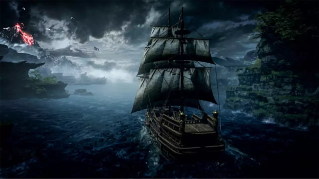 pirate ghost ship wallpaper