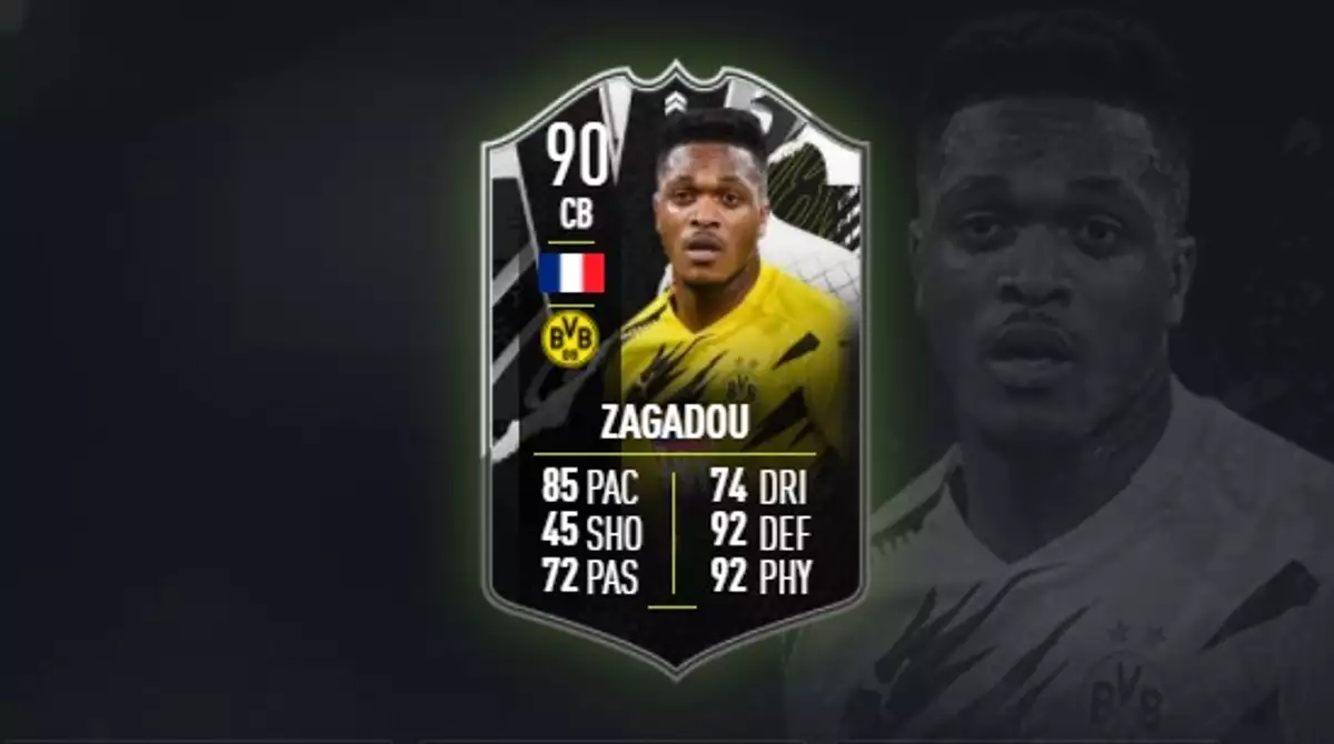 Fifa 21 Dan Axel Zagadou Showdown Cheapest Solutions Rewards Stats