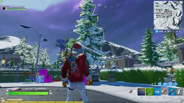 Fortnite Chapter 3 Holiday Tree Locations - Season 1 Week 2 Challenges | Ginx Esports Tv