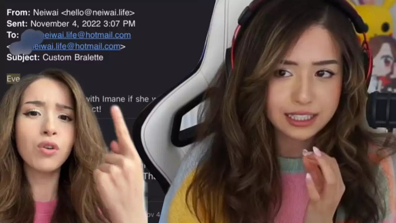 Pokimane bare chest