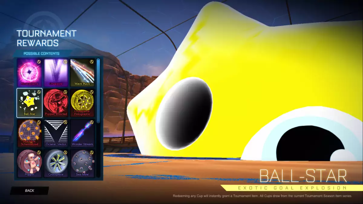 Rocket League Season 2 Tournament Rewards: explosions, wheels and more -  GINX TV