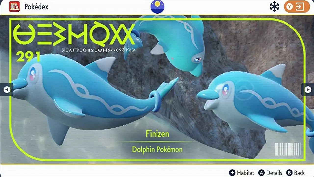 Finizen  Pokédex