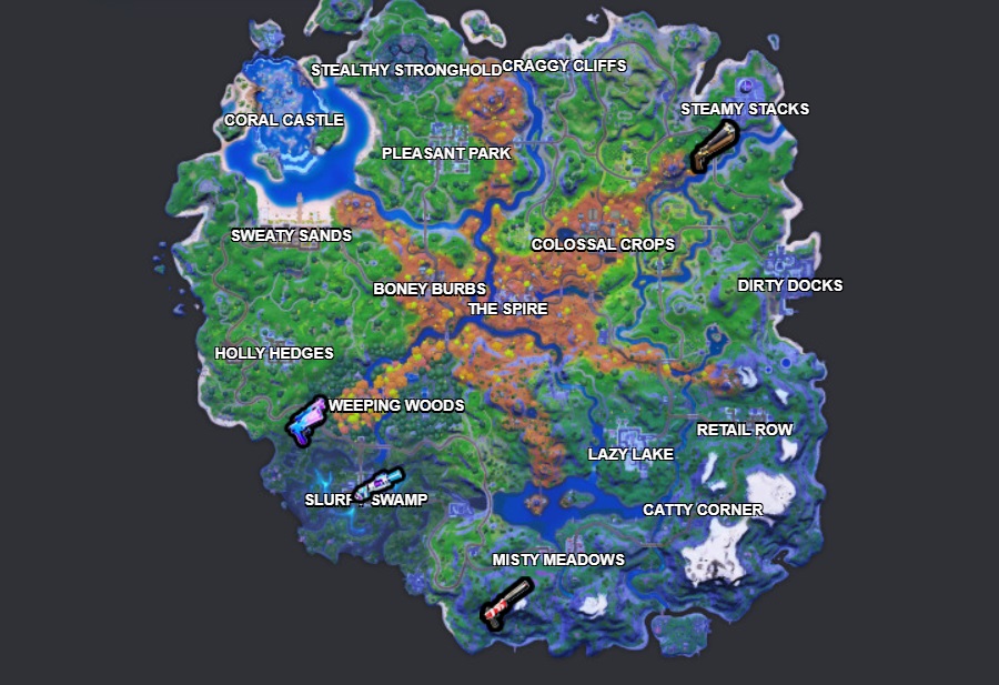 Gold Names On Fortnite Map Lumxjo23 K2xpm