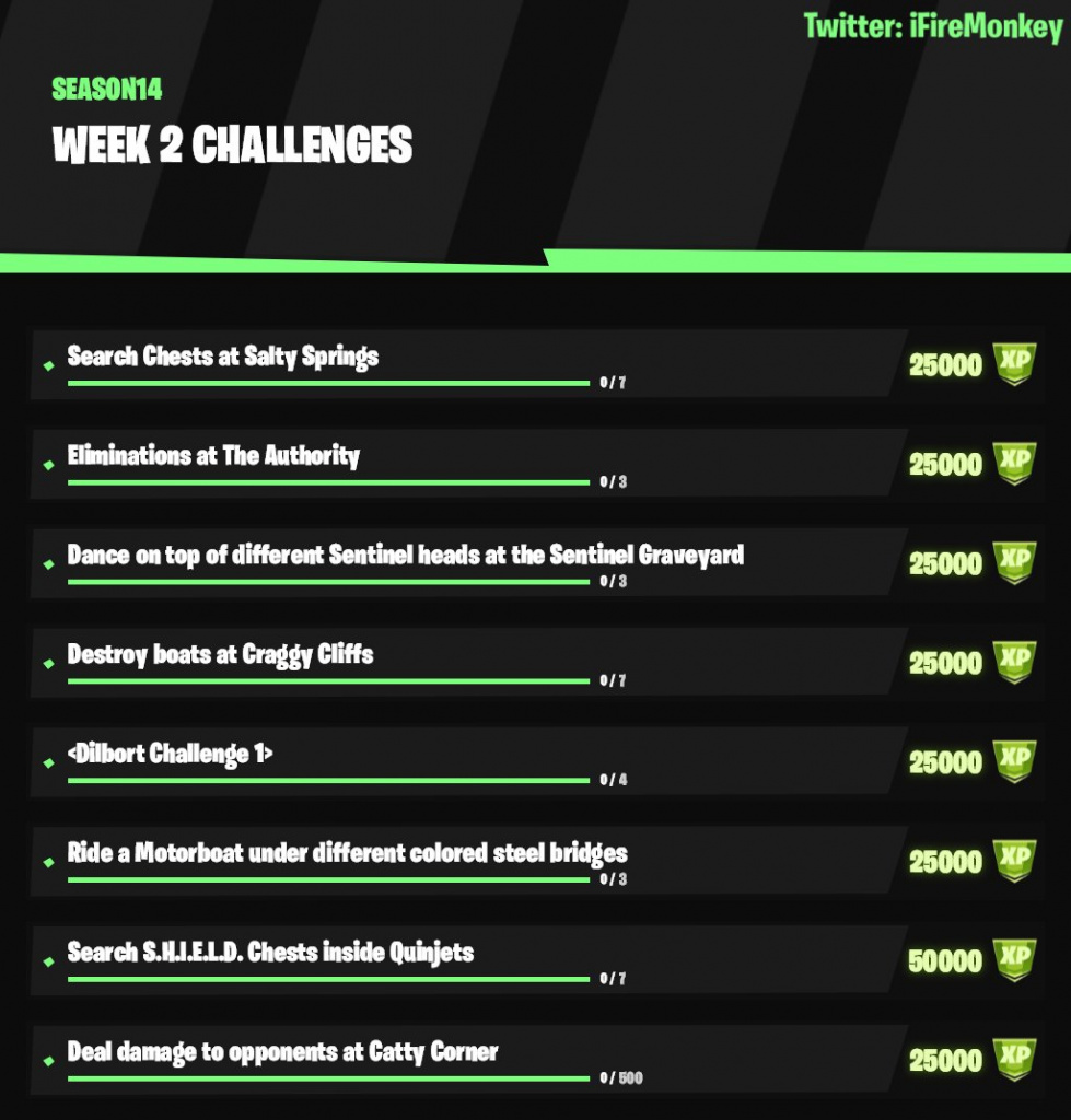 Season 4week 2 Challenges Fortnite Fortnite Season 4 Week 2 Challenges How To Complete Ginx Esports Tv