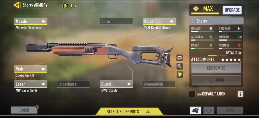 COD Mobile Shorty: Weapon stats, gunsmith loadout, best 