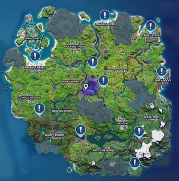 Fortnite Chapter 2 Season 7 Upgrade Benches Locations How To Upgrade Guns In Fortnite Season 7 All Upgrade Bench Locations Ginx Esports Tv