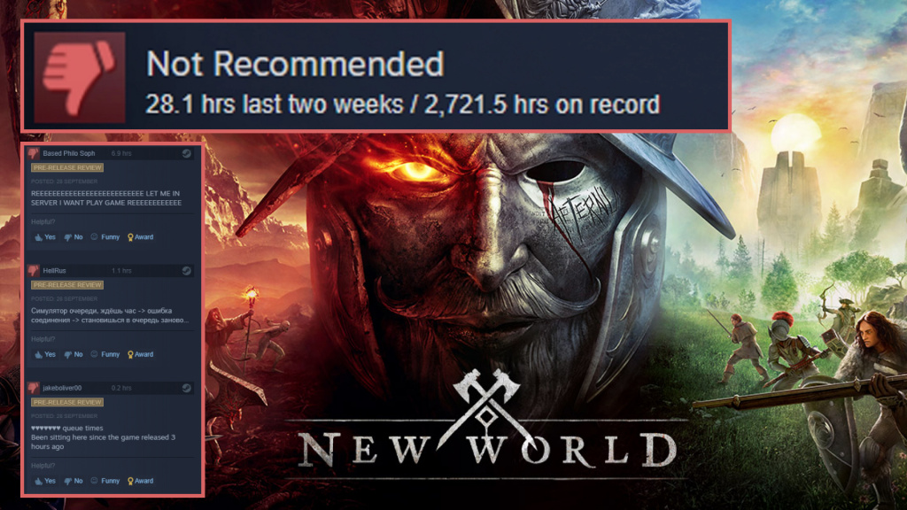 New World Review Bombed After Long Queue Times Ginx Esports Tv