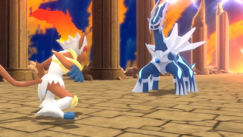 Pokémon Brillanter Diamant Glänzende Perle Dialga und Palkia