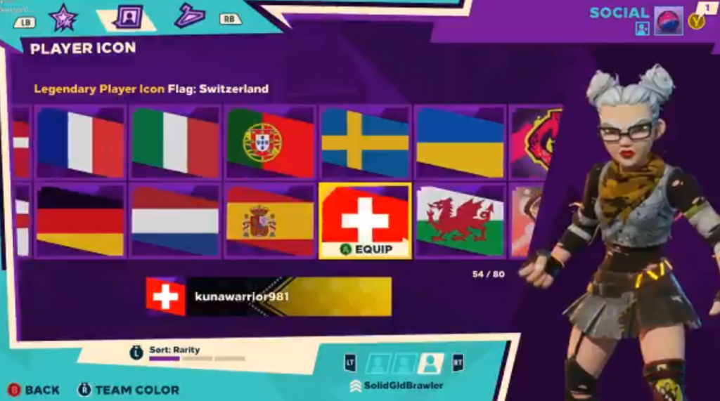 Knockout City How To Get Euro Cup Flags As Player Icons For Free Ginx Esports Tv - sweden flag roblox