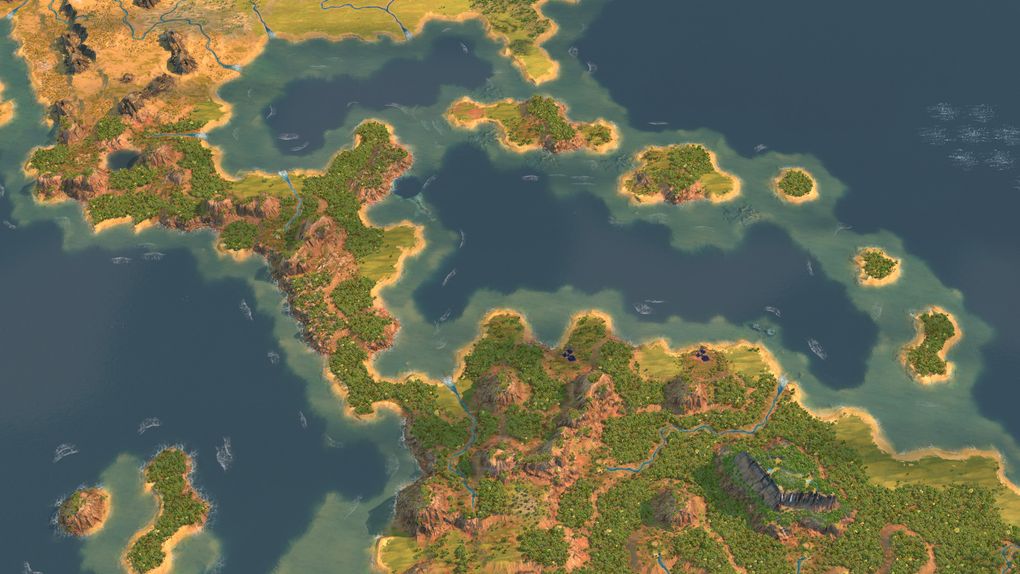 yet not another earth map civ 6