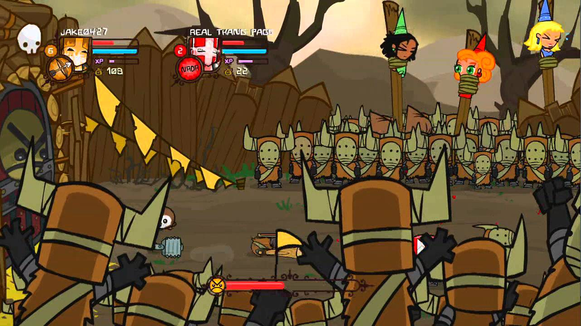 Castle crashers где. Кастл крашерс боссы. Barbarian Кастл крашерс. Боссы из Castle Crashers. Castle Crashers Saracen.